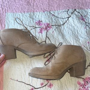 Suede Short Boots